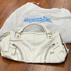 London Fog Shoulder Bag Purse with Chain Strap